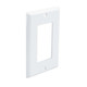 Wall Plate, A/V Brush Plates Single Gang, White - DWP1G-WH Wall Plate, A/V Brush Plates Single Gang, White - DWP1G-WH